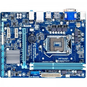 Placa de baza Gigabyte GA-B75M-D2V, 2*DDR3, PCIE 3.0, 6*SATA, VGA, Socket LGA 1155